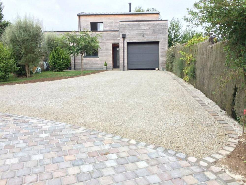 entrée maison garage